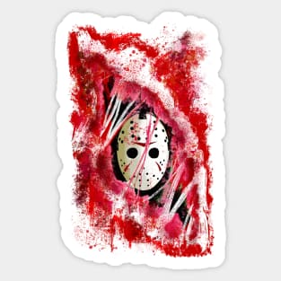 Jason scar Sticker